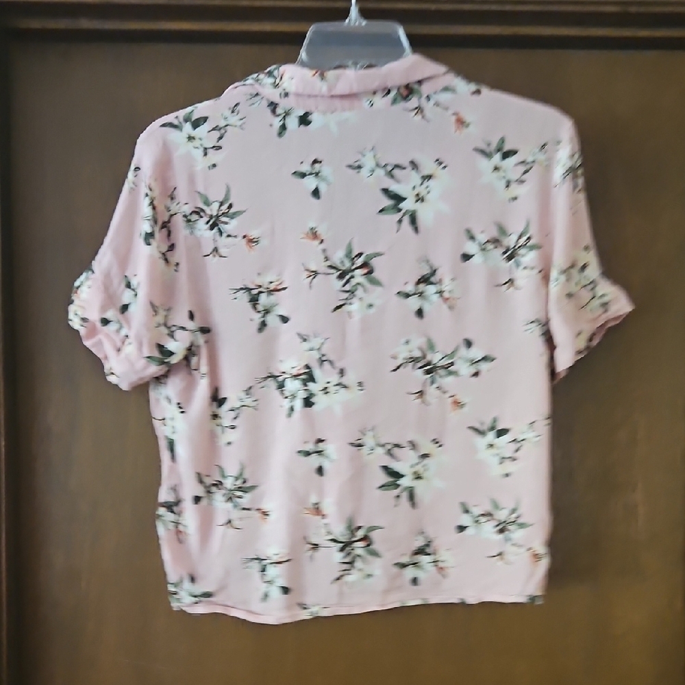 Dip Pink Floral Button-Down Shirt - Picture 3 of 3